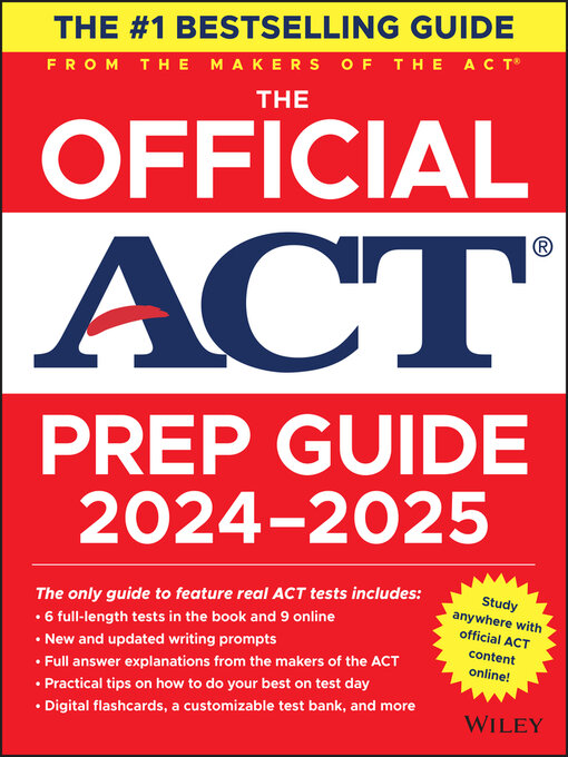 Cover image for The Official ACT Prep Guide 2024-2025